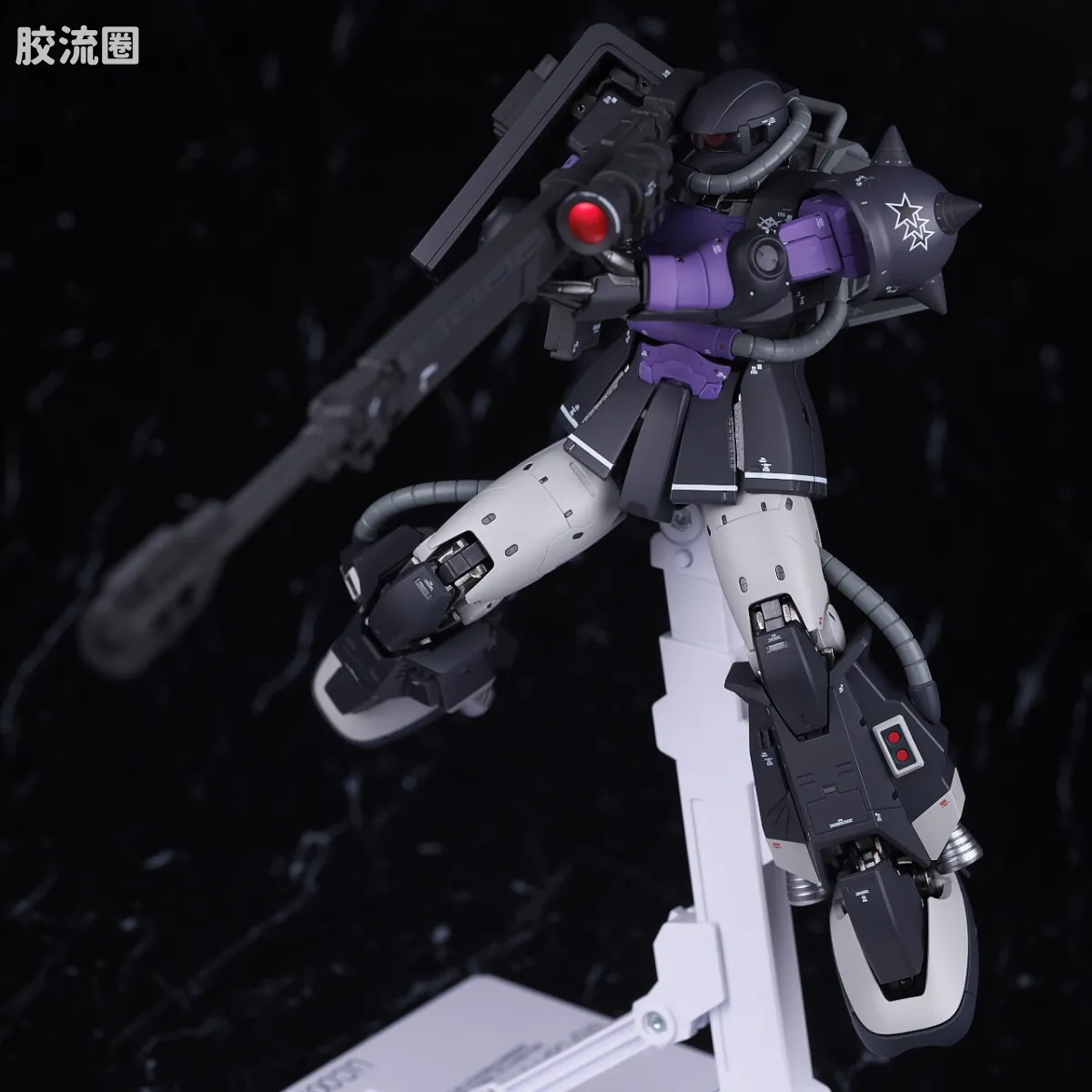 GUNDAM FIX FIGURATION GUNDAM FIX FIGURATION METAL COMPOSITE系列 高机动扎古II 黑色三连星专用机 - 图片