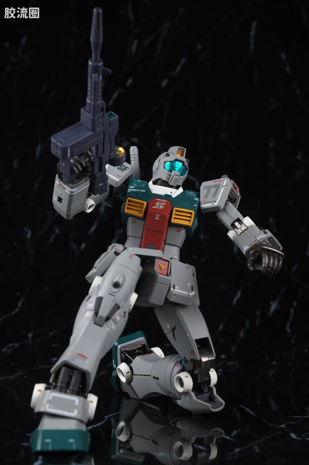 GUNDAM FIX FIGURATION GUNDAM FIX FIGURATION METAL COMPOSITE系列 RGM-79 吉姆(史列加搭乘机)[库库鲁斯·杜安的小岛] - 图片