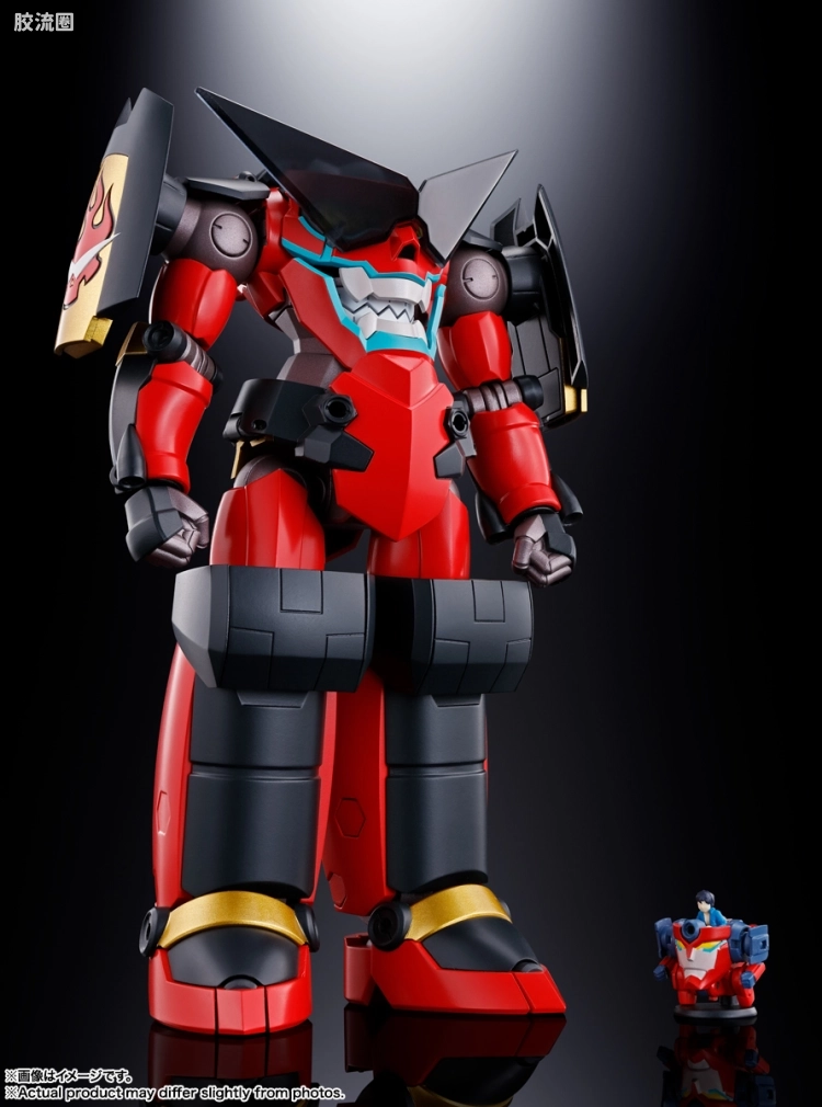 超合金魂系列合金玩具 普通版 GX-107 完全变形合体红莲螺岩＆大回转巨大钻头套装 - 图片