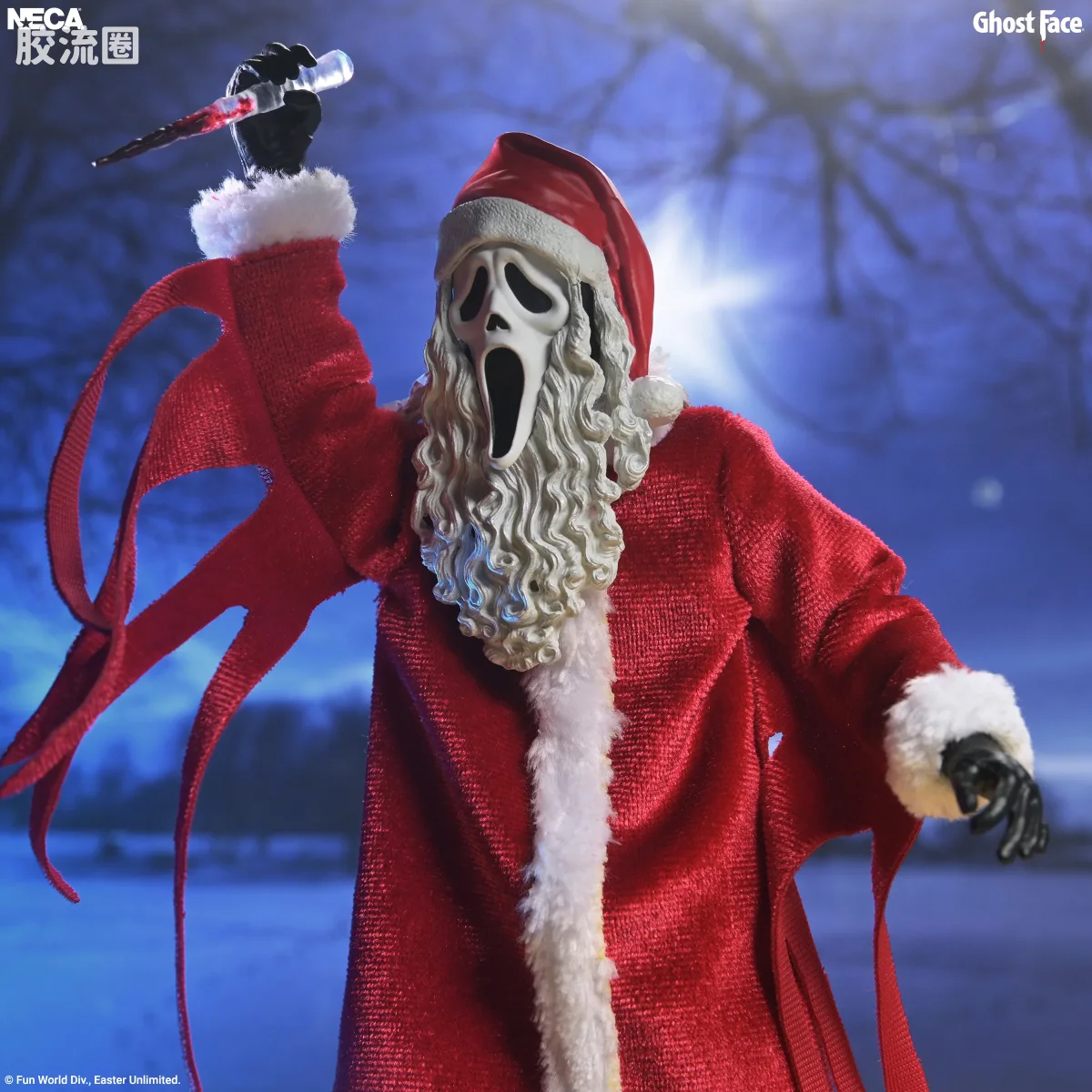 NECA 7寸可动人形系列 终极版/豪华版 电影系列 鬼脸  圣诞杀戮鬼脸 - 图片