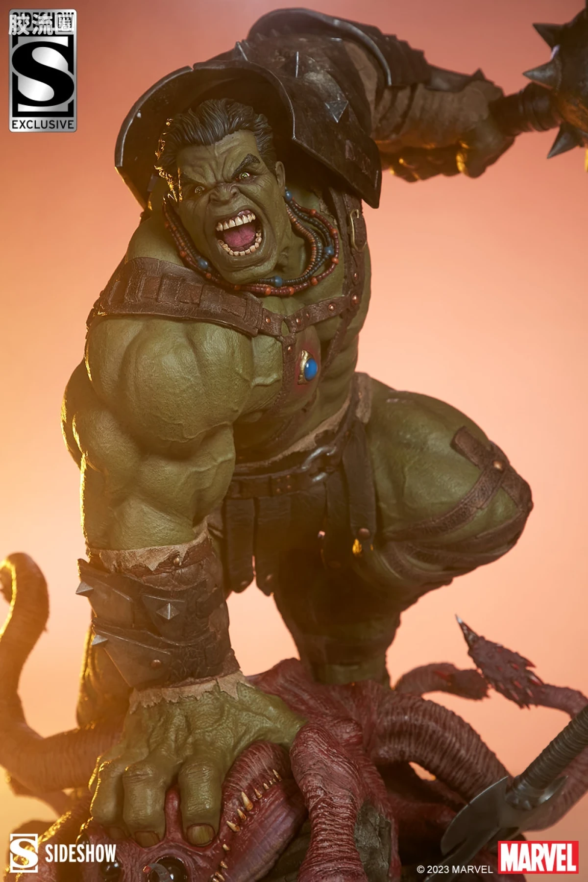 sideshow静态模型系列 Maquette Marvel 角斗士绿巨人 - 图片