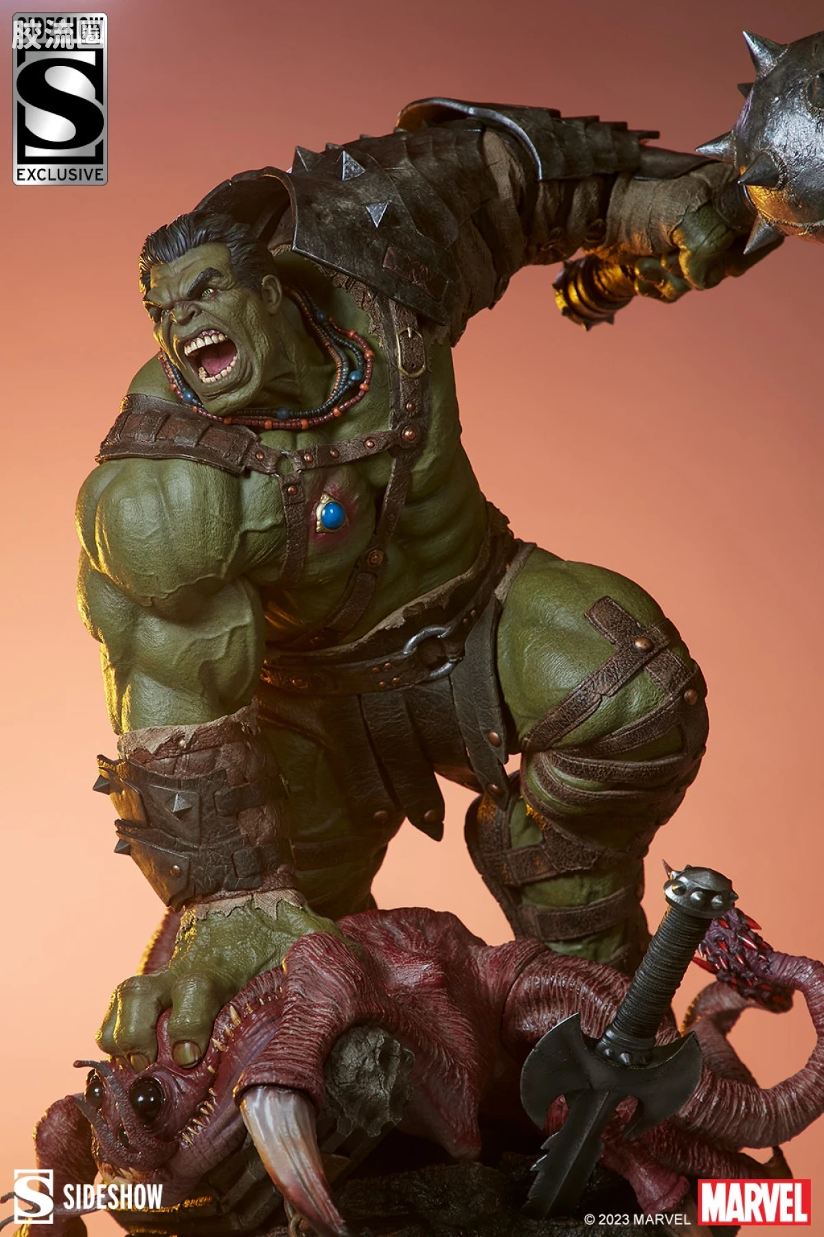 sideshow静态模型系列 Maquette Marvel 角斗士绿巨人 - 图片