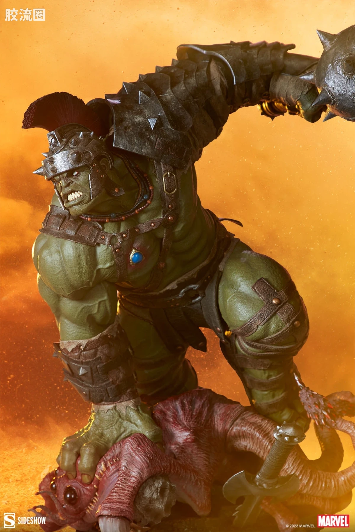 sideshow静态模型系列 Maquette Marvel 角斗士绿巨人 - 图片