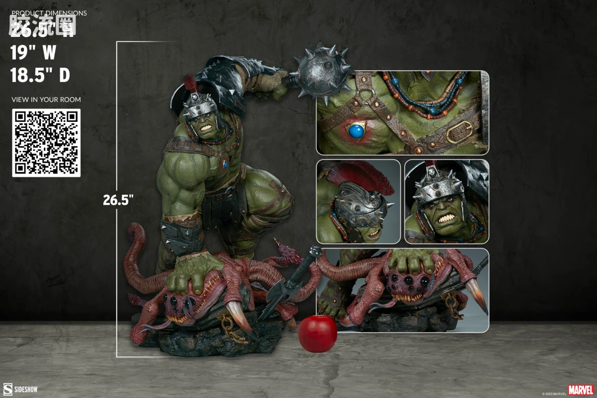 sideshow静态模型系列 Maquette Marvel 角斗士绿巨人 - 图片