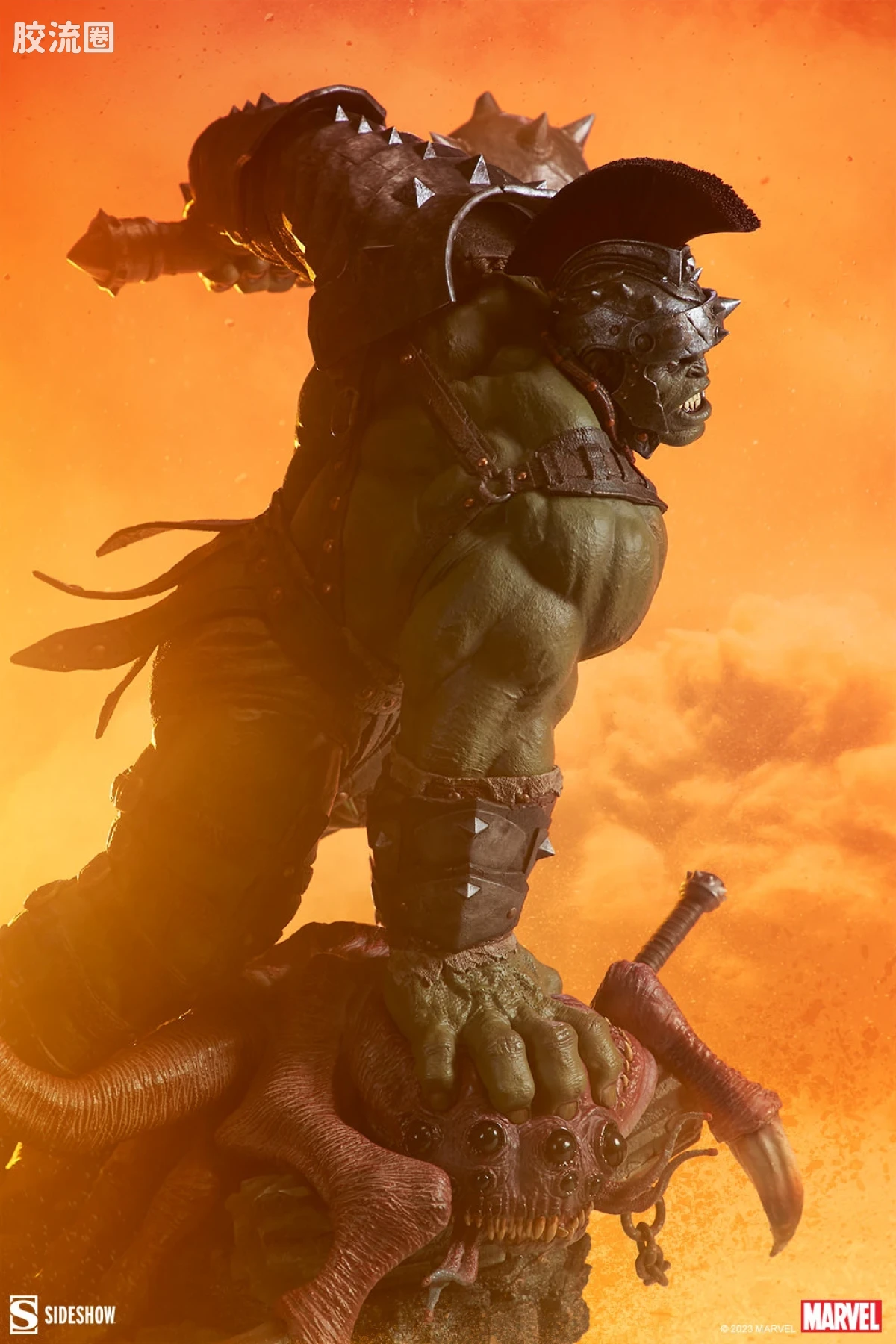 sideshow静态模型系列 Maquette Marvel 角斗士绿巨人 - 图片