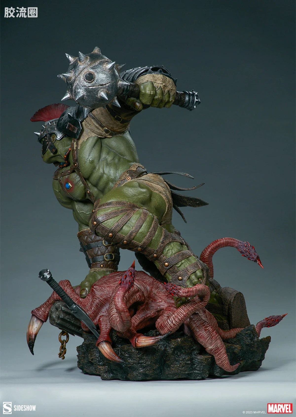 sideshow静态模型系列 Maquette Marvel 角斗士绿巨人 - 图片