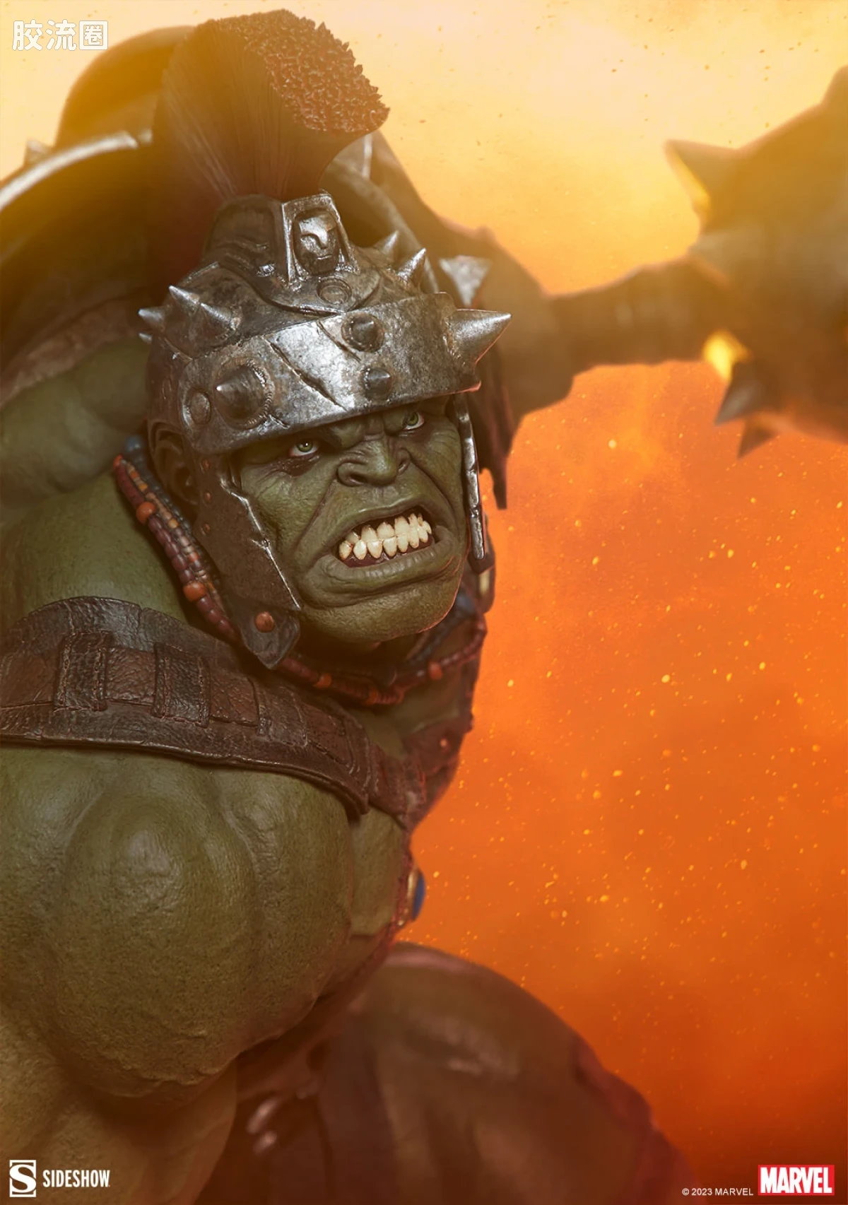 sideshow静态模型系列 Maquette Marvel 角斗士绿巨人 - 图片