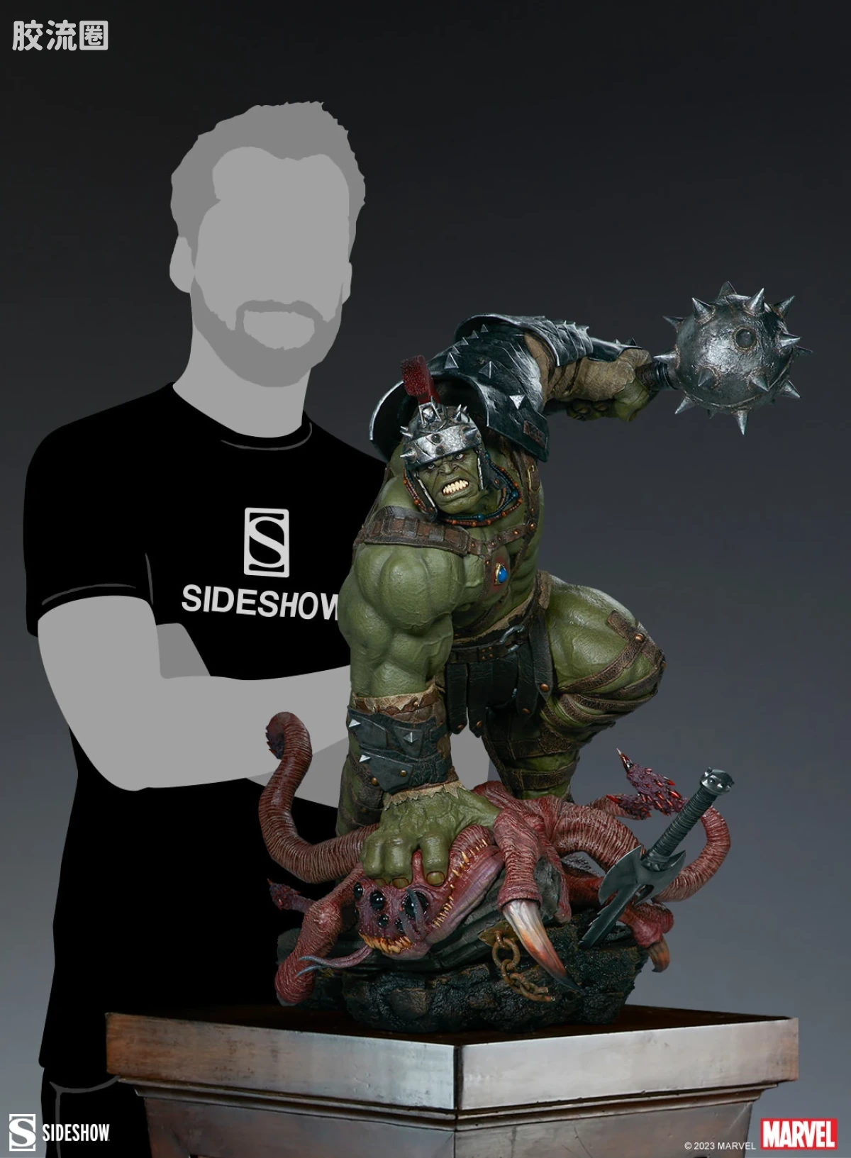 sideshow静态模型系列 Maquette Marvel 角斗士绿巨人 - 图片