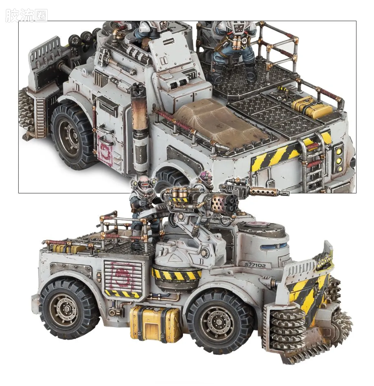 战锤40K Genestealer Cult 基因窃取者教派 7版 歌利亚碎石车 - 图片