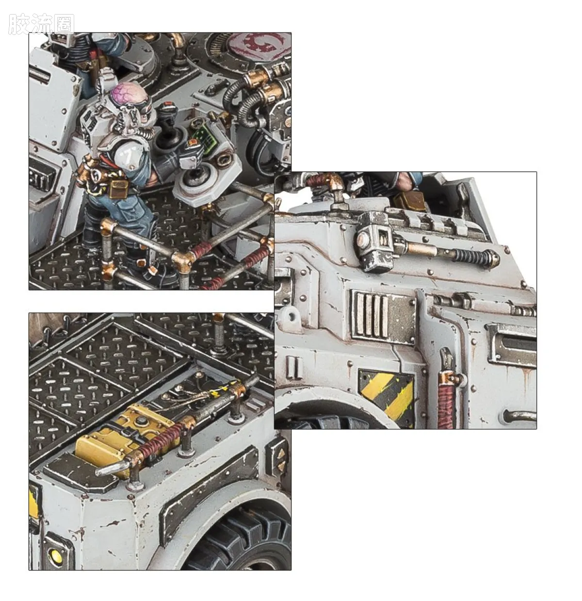战锤40K Genestealer Cult 基因窃取者教派 7版 歌利亚碎石车 - 图片