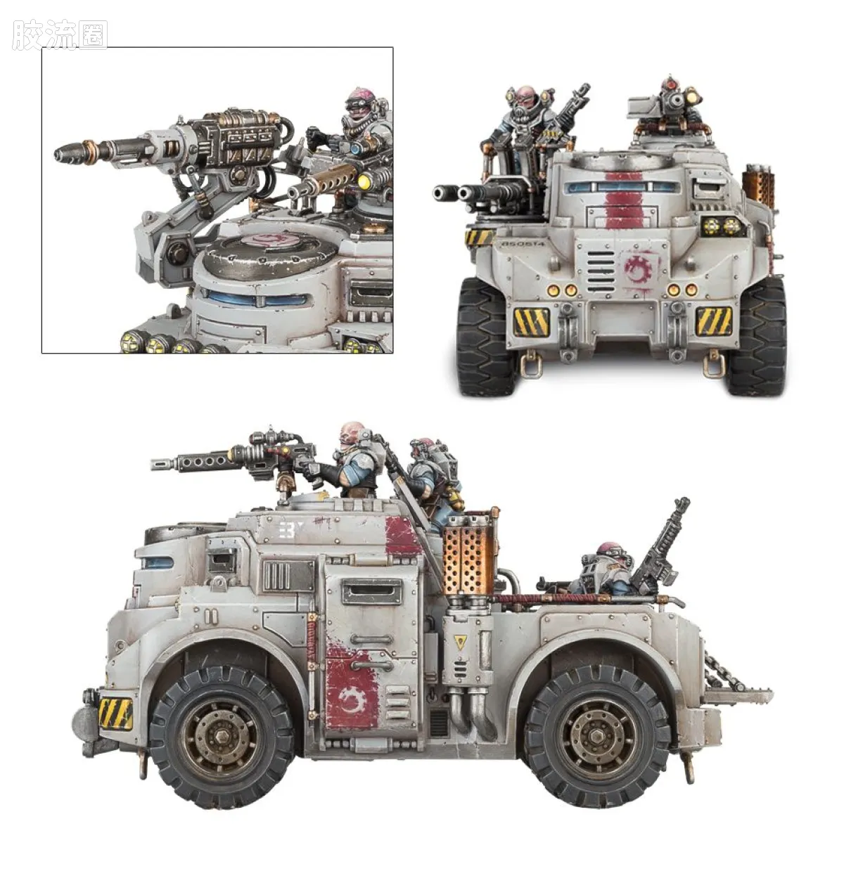 战锤40K Genestealer Cult 基因窃取者教派 7版 歌利亚卡车 - 图片