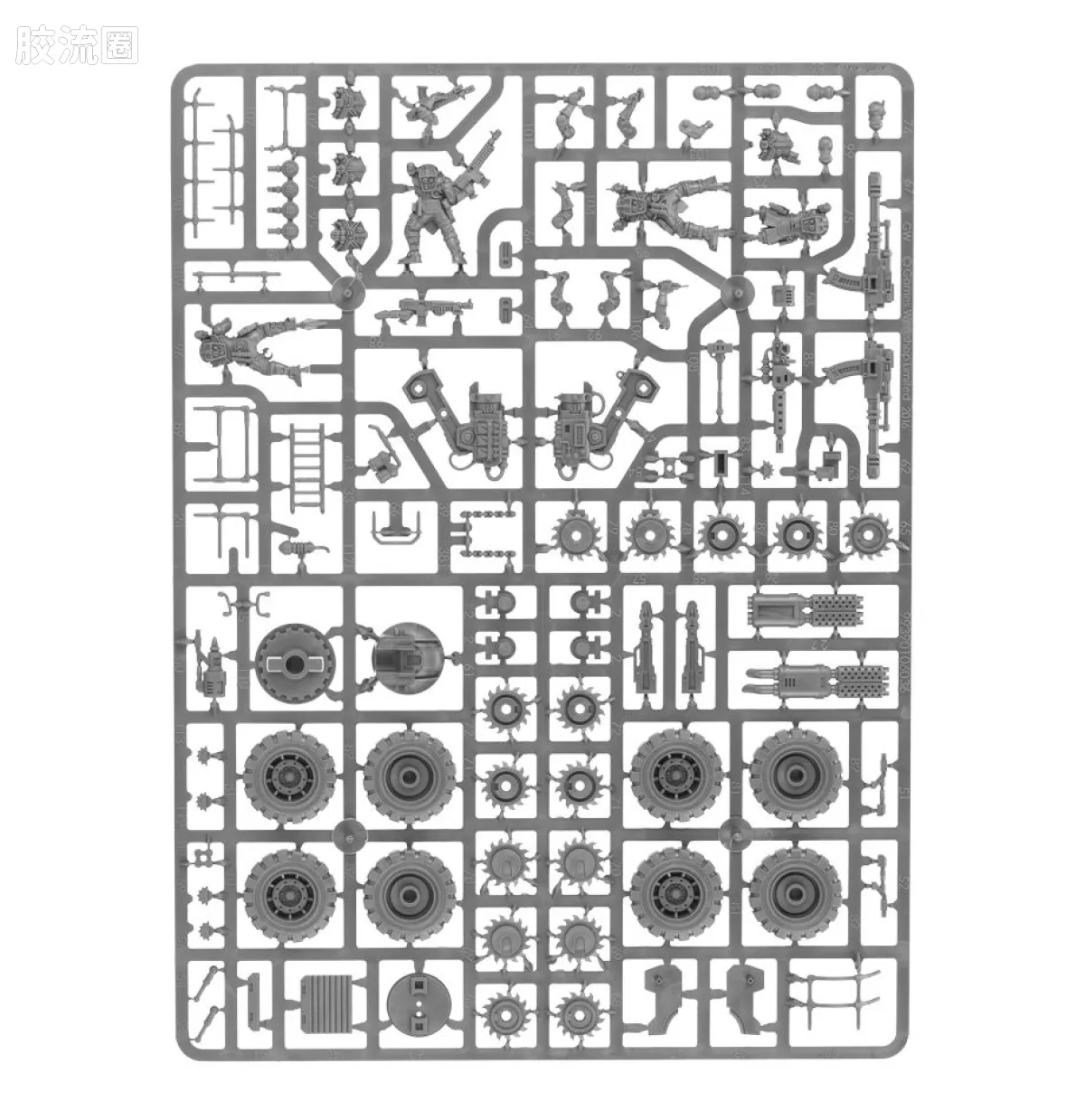 战锤40K Genestealer Cult 基因窃取者教派 7版 歌利亚卡车 - 图片