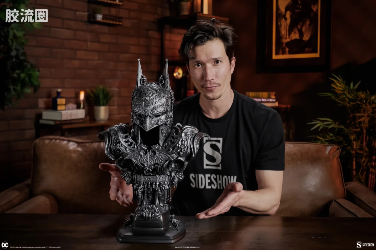 sideshow静态模型系列 Statue 哥谭之影：蝙蝠侠（蓝色版） - 图片