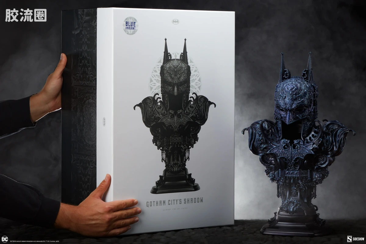 sideshow静态模型系列 Statue 哥谭之影：蝙蝠侠（蓝色版） - 图片