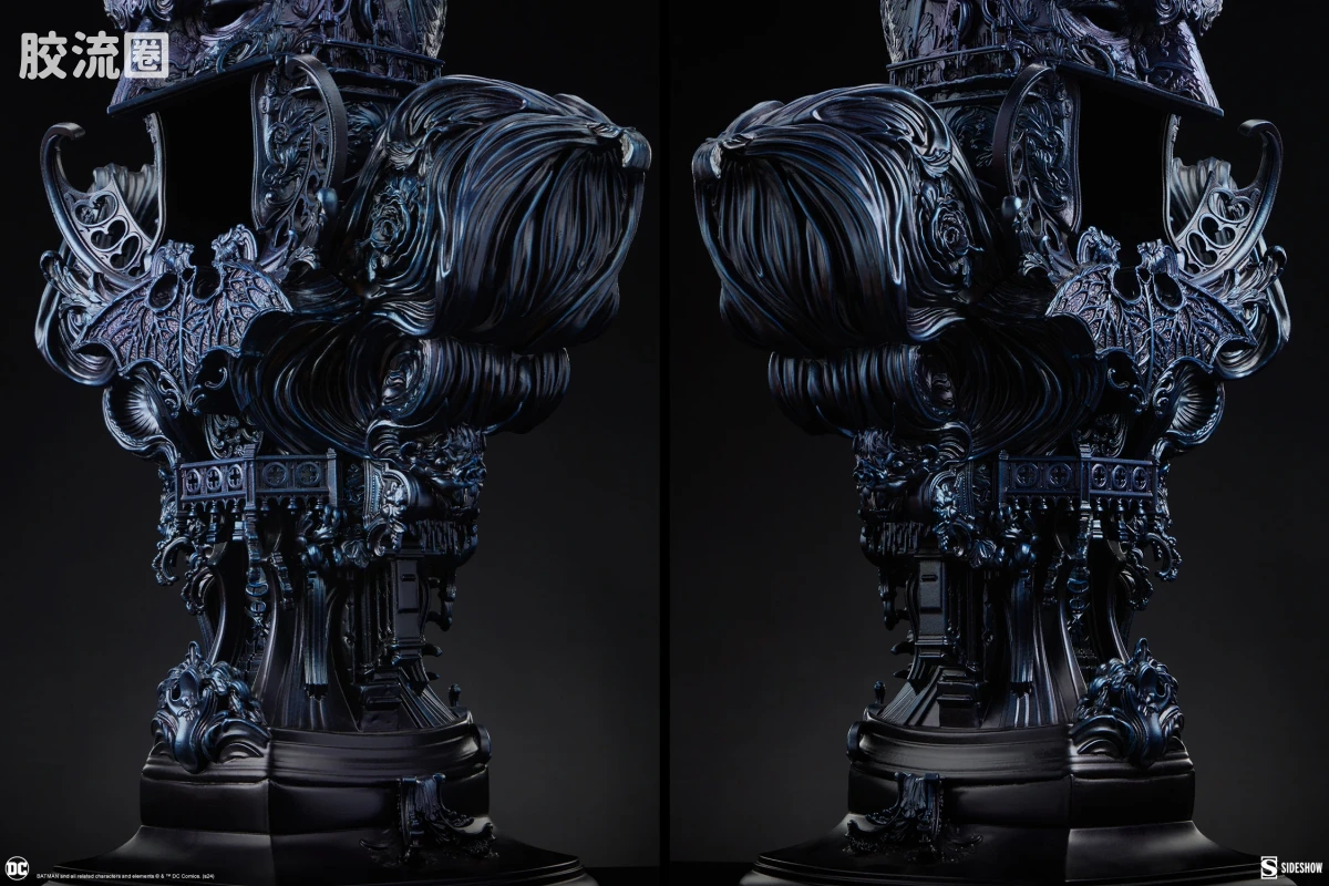 sideshow静态模型系列 Statue 哥谭之影：蝙蝠侠（蓝色版） - 图片