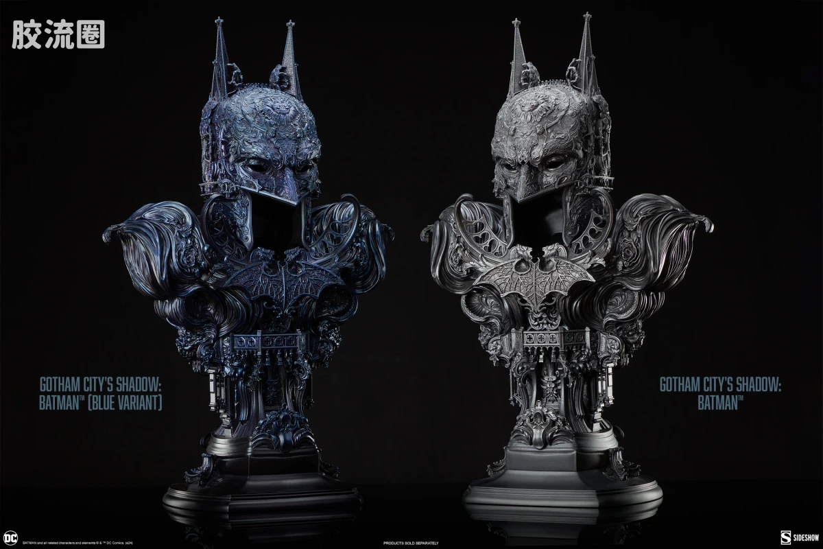 sideshow静态模型系列 Statue 哥谭之影：蝙蝠侠（蓝色版） - 图片