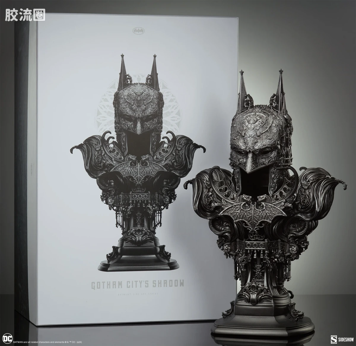 sideshow静态模型系列 Statue 哥谭之影：蝙蝠侠（蓝色版） - 图片