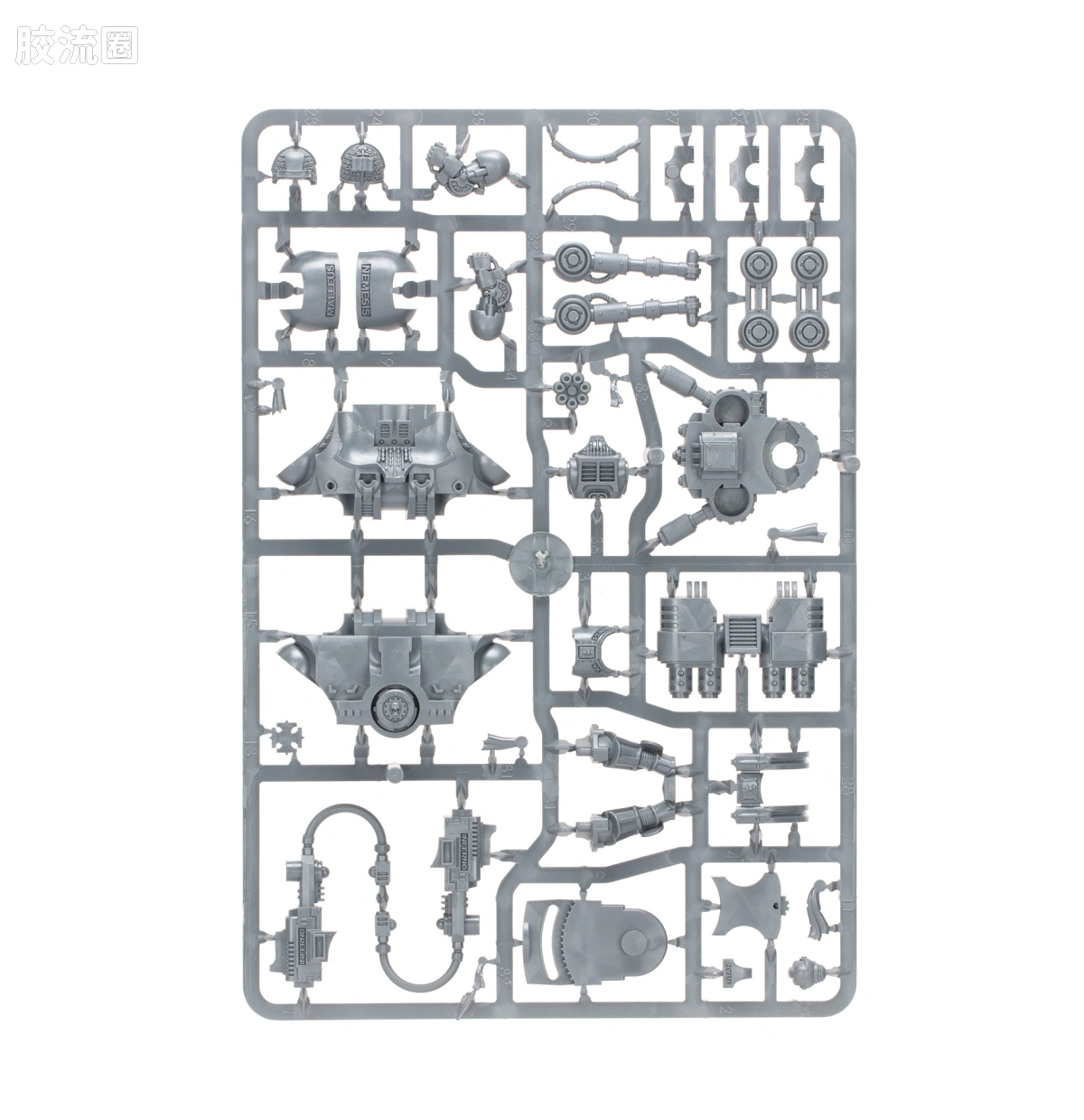 战锤40K Grey Knights 灰骑士 10版 天罚骇骑机甲附加升级 - 图片