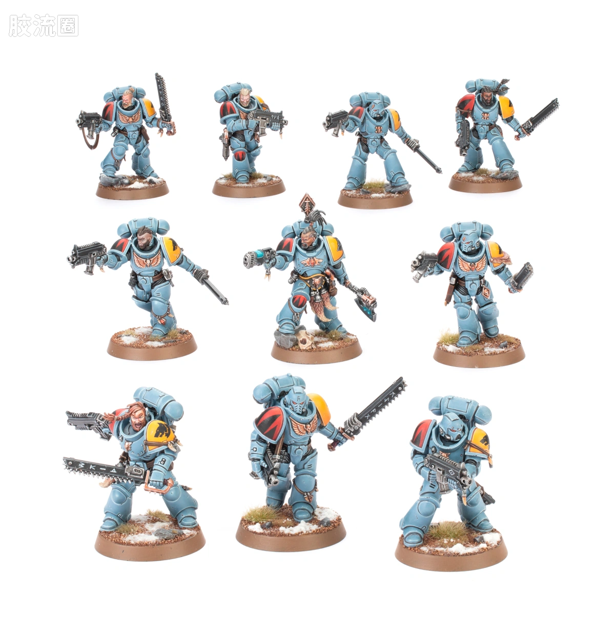 战锤40K Space Wolves 太空野狼 10版 灰色猎手 - 图片