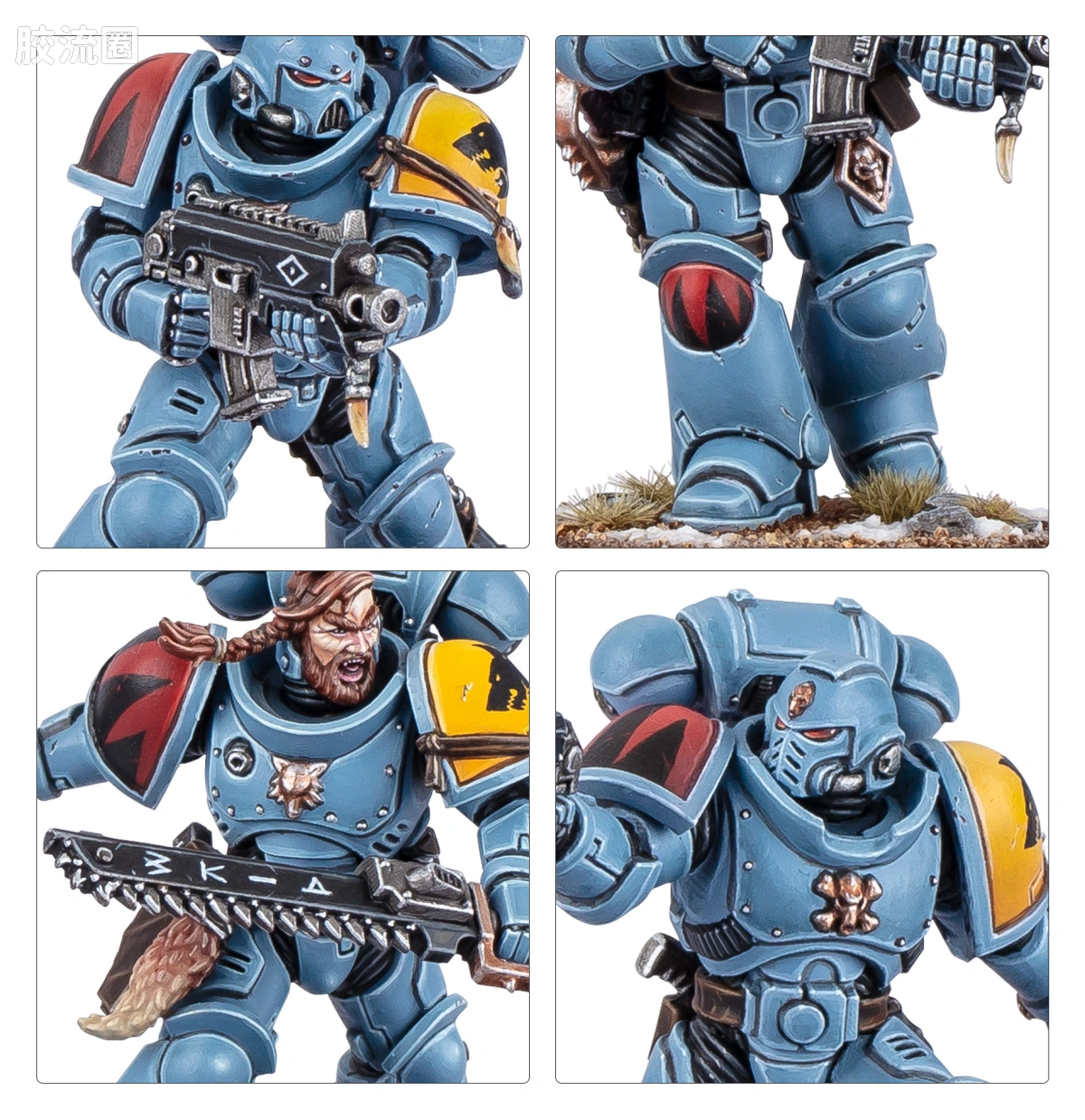战锤40K Space Wolves 太空野狼 10版 灰色猎手 - 图片
