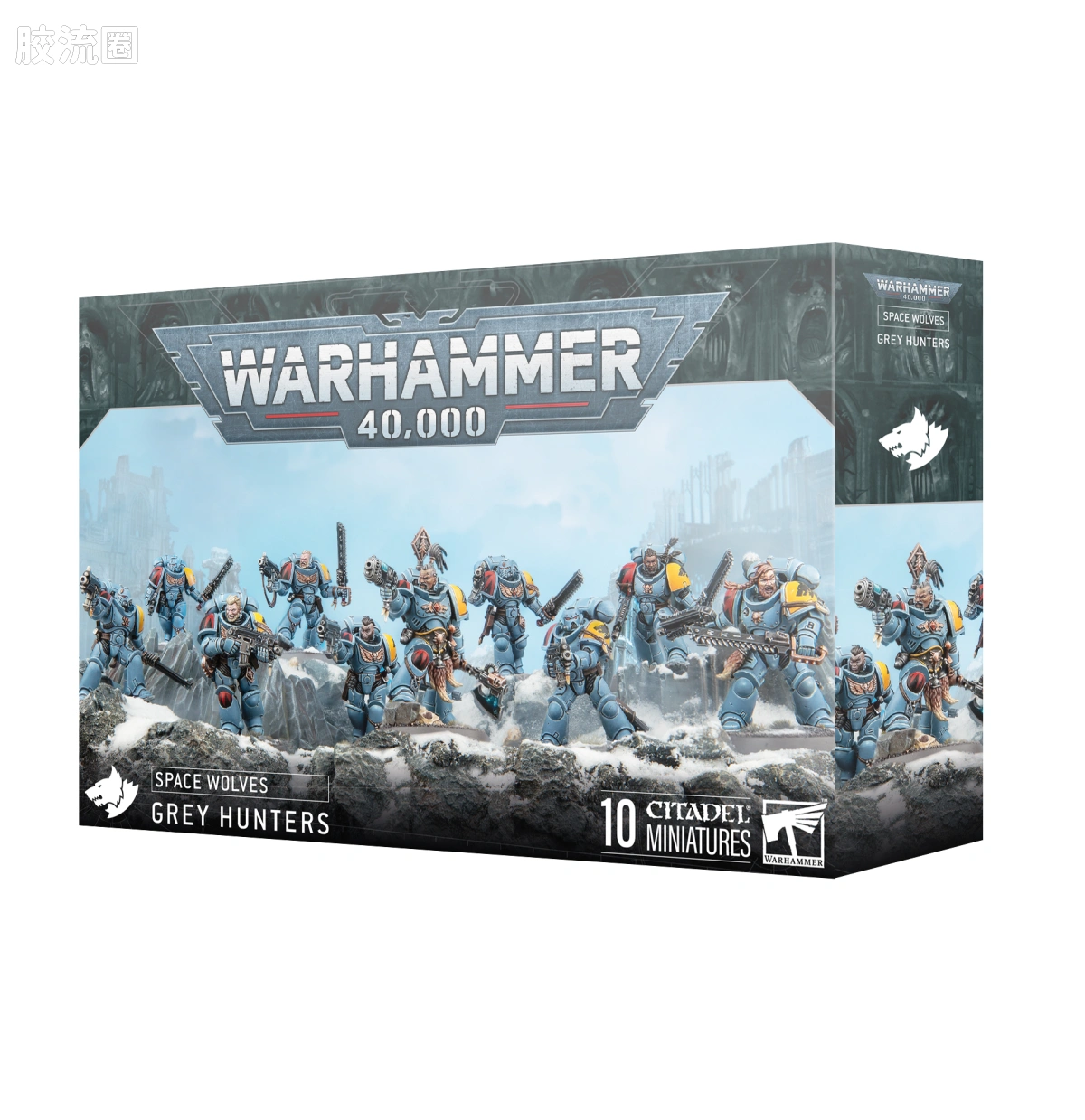 战锤40K Space Wolves 太空野狼 10版 灰色猎手 - 图片