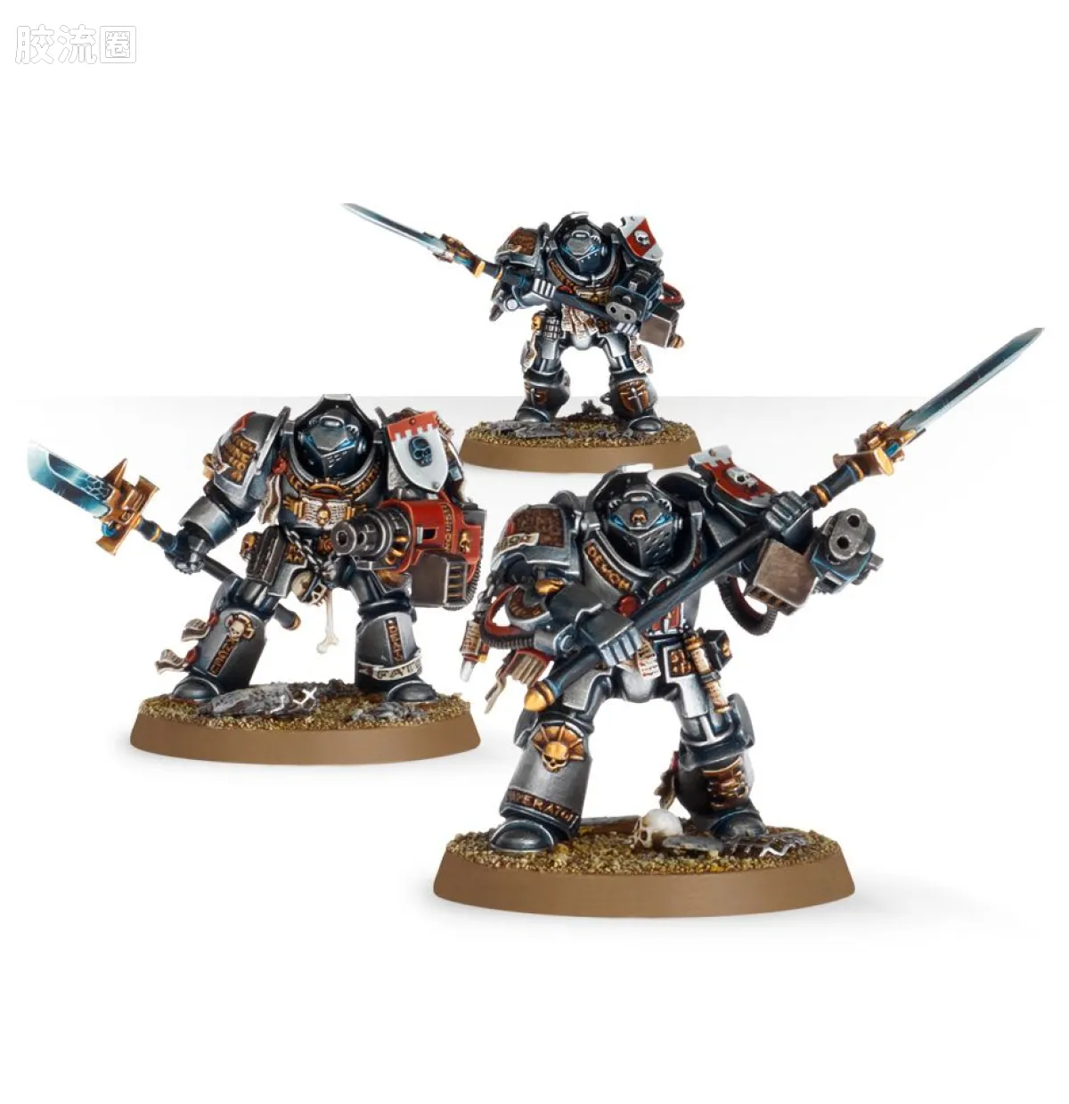 战锤40K Grey Knights 灰骑士 5版 兄弟会终结者小队 - 图片
