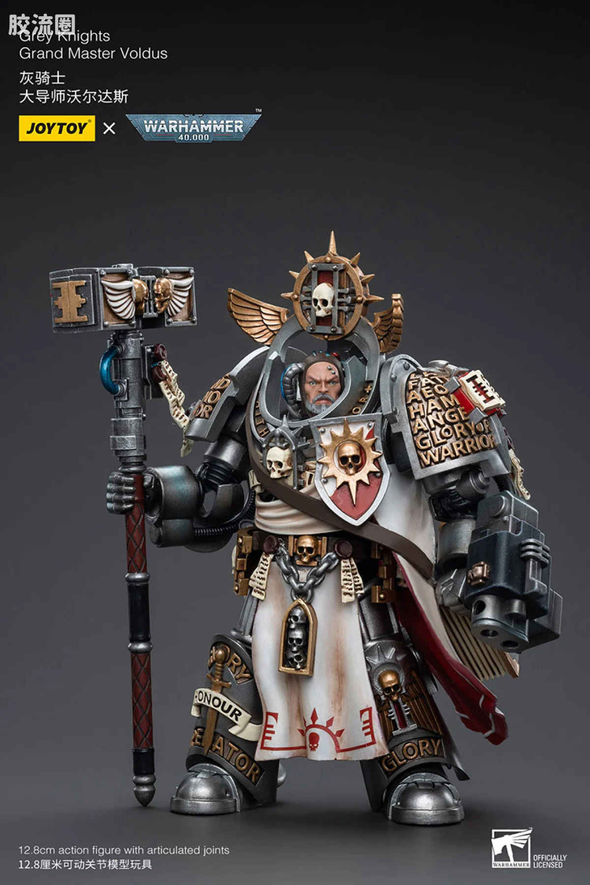 JOYTOY x 战锤40K 灰骑士 审判庭 灰骑士大导师 沃尔达斯 - 图片