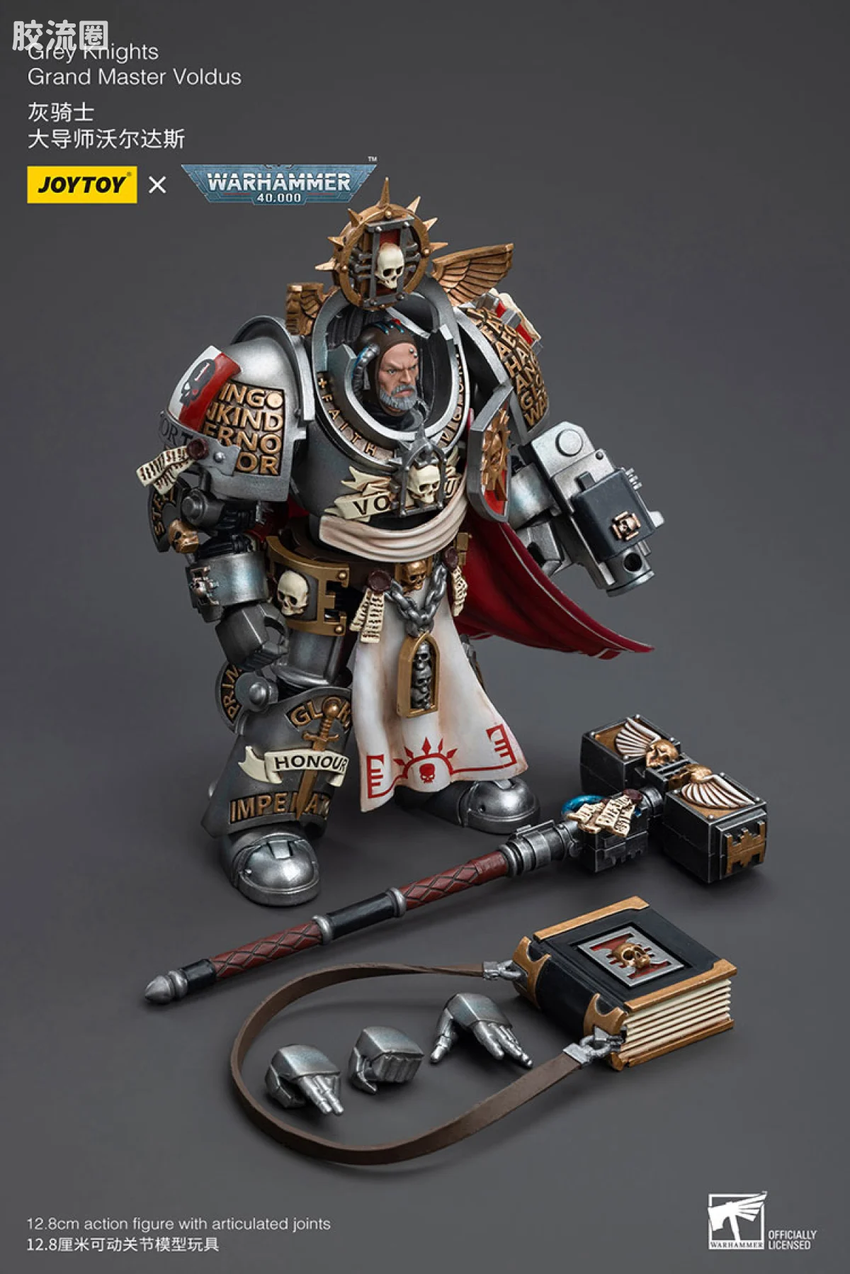 JOYTOY x 战锤40K 灰骑士 审判庭 灰骑士大导师 沃尔达斯 - 图片