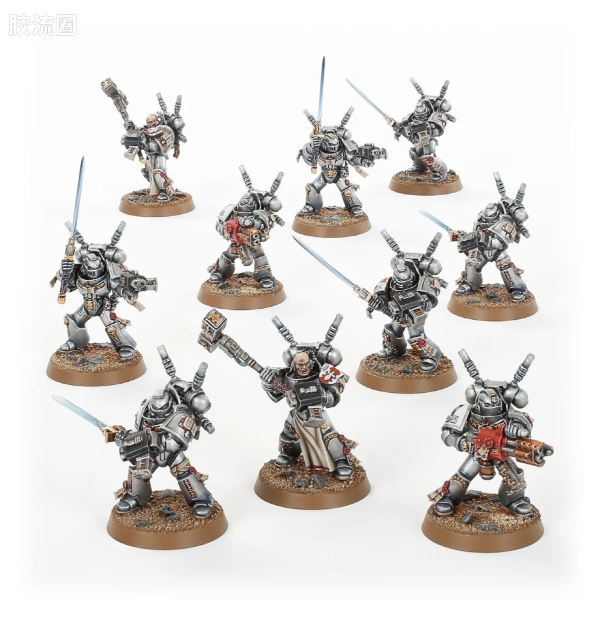 战锤40K Grey Knights 灰骑士 5版 拦截者小队 - 图片