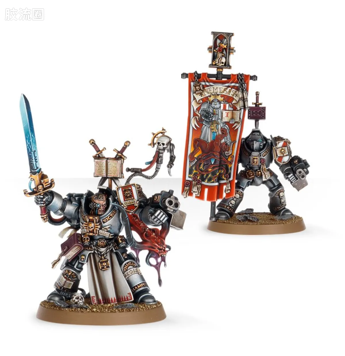 战锤40K Grey Knights 灰骑士 5版 圣骑士小队 - 图片