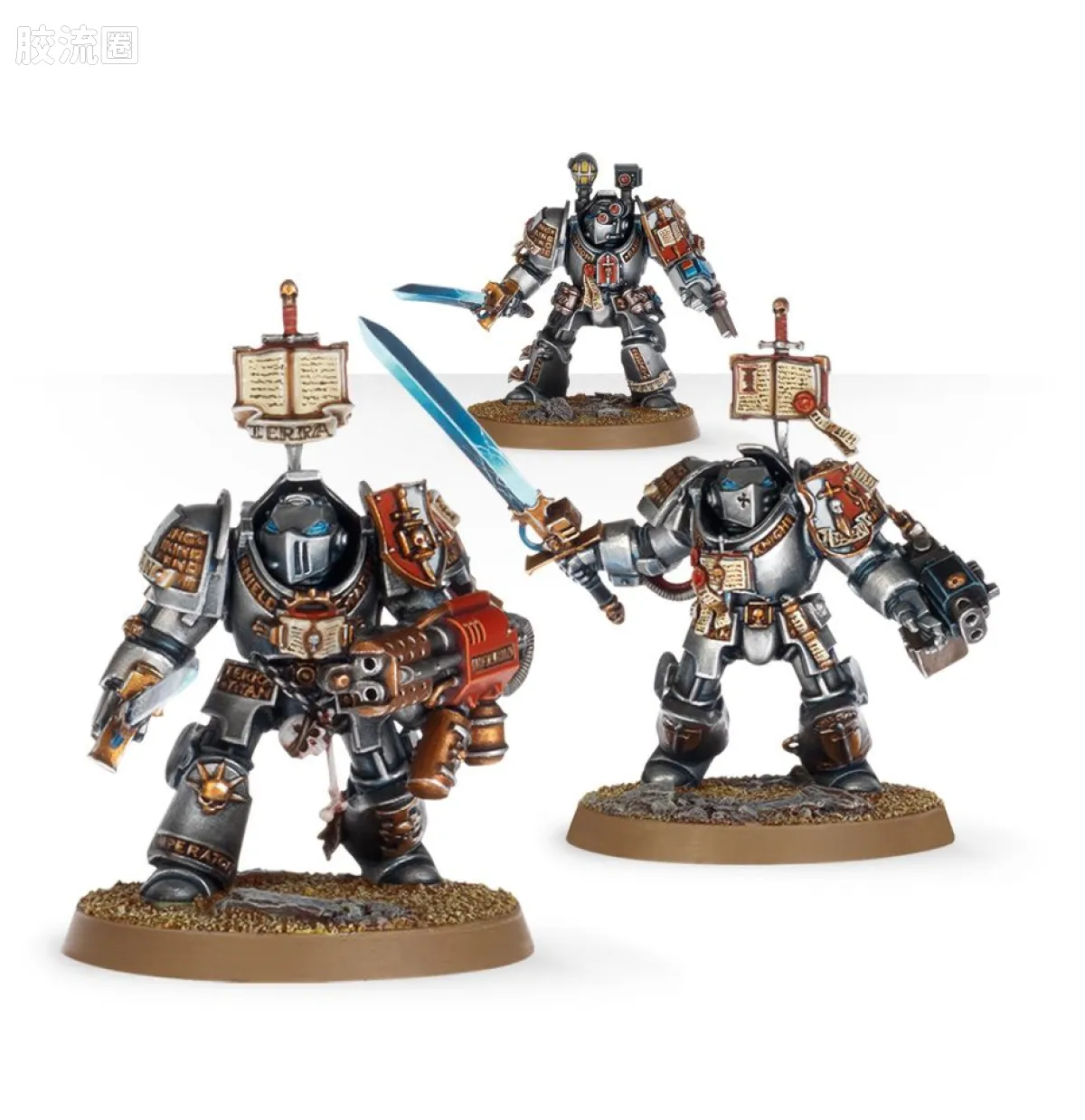 战锤40K Grey Knights 灰骑士 5版 圣骑士小队 - 图片
