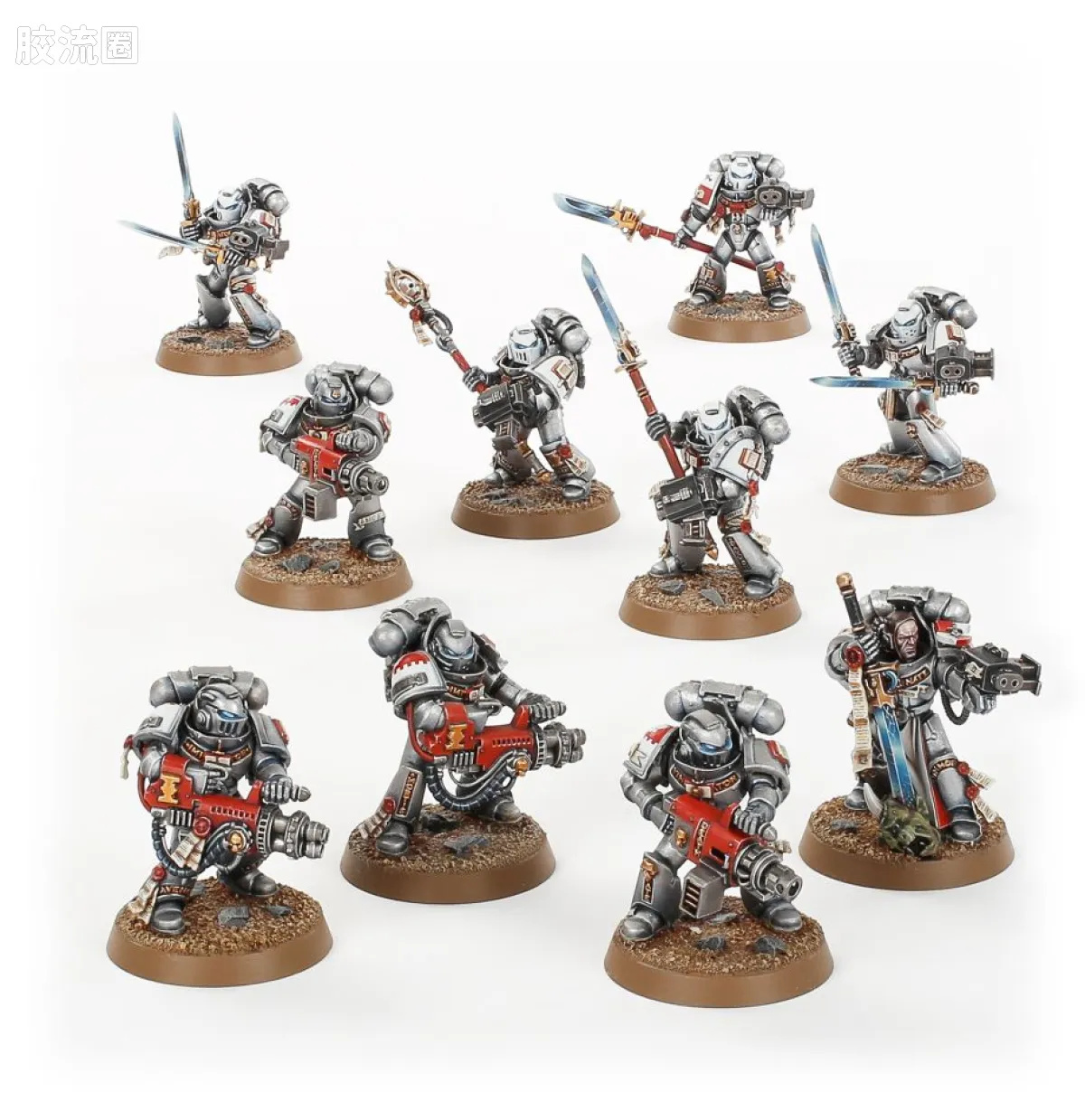 战锤40K Grey Knights 灰骑士 5版 洗罪小队 - 图片