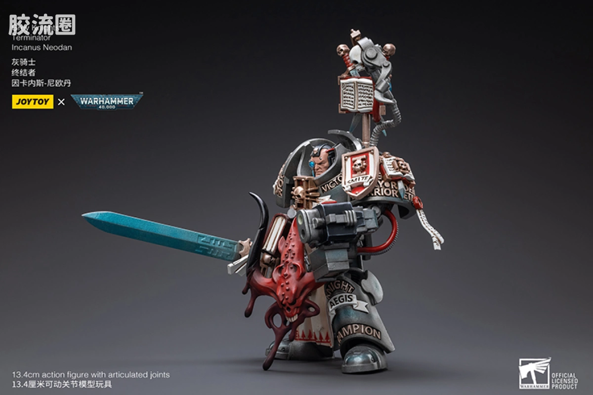 JOYTOY x 战锤40K 灰骑士 审判庭 灰骑士 终结者 因卡内斯-尼欧丹 - 图片