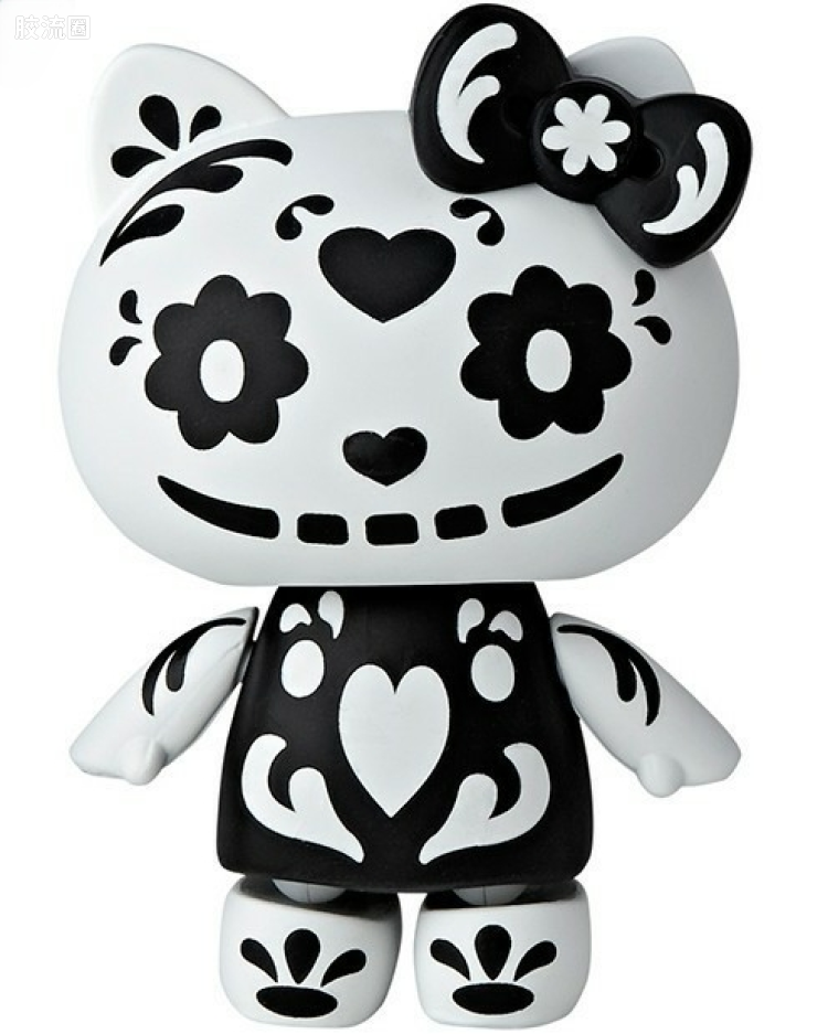HELLO KITTY BLACK SKULL Ver.