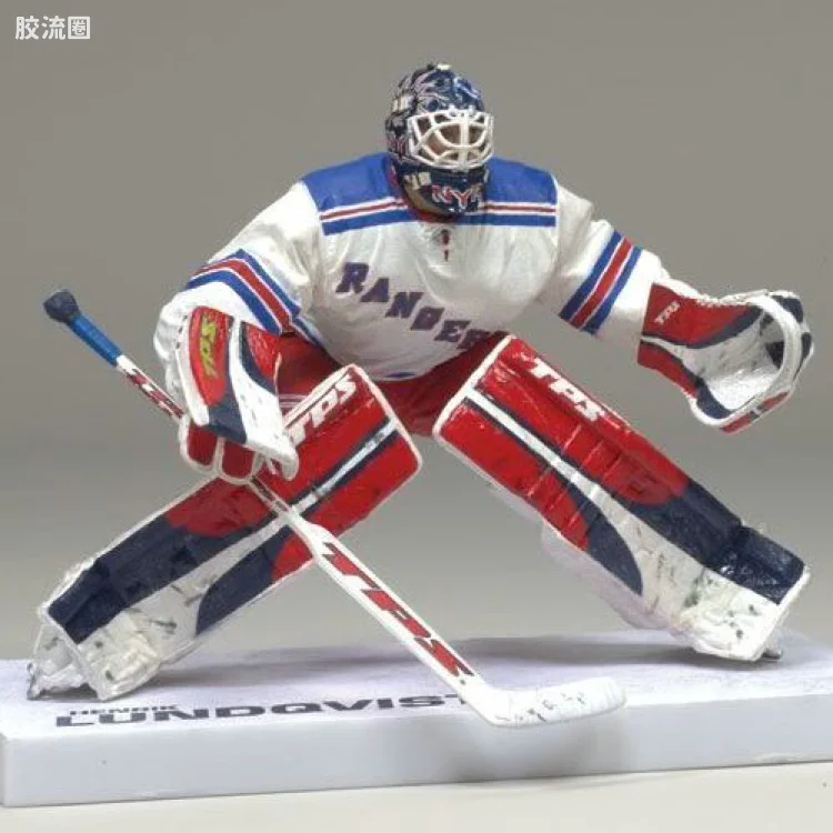 麦克法兰NHL冰球系列玩具 3寸系列第5代 HENRIK LUNDQVIST