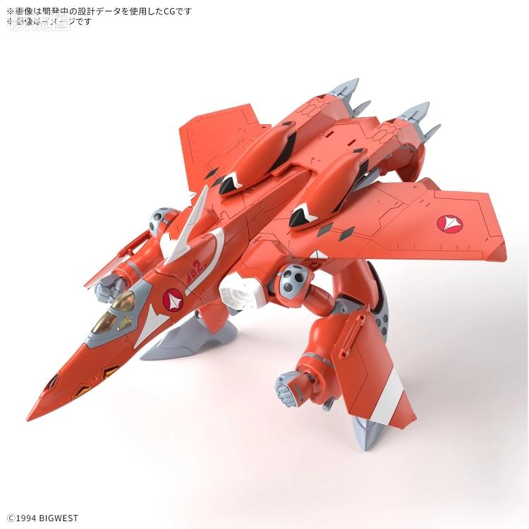 万代超时空要塞系列拼装模型 HG 1/100系列 雨燕II(米莉亚·法莉娜·吉纳斯机) - 图片