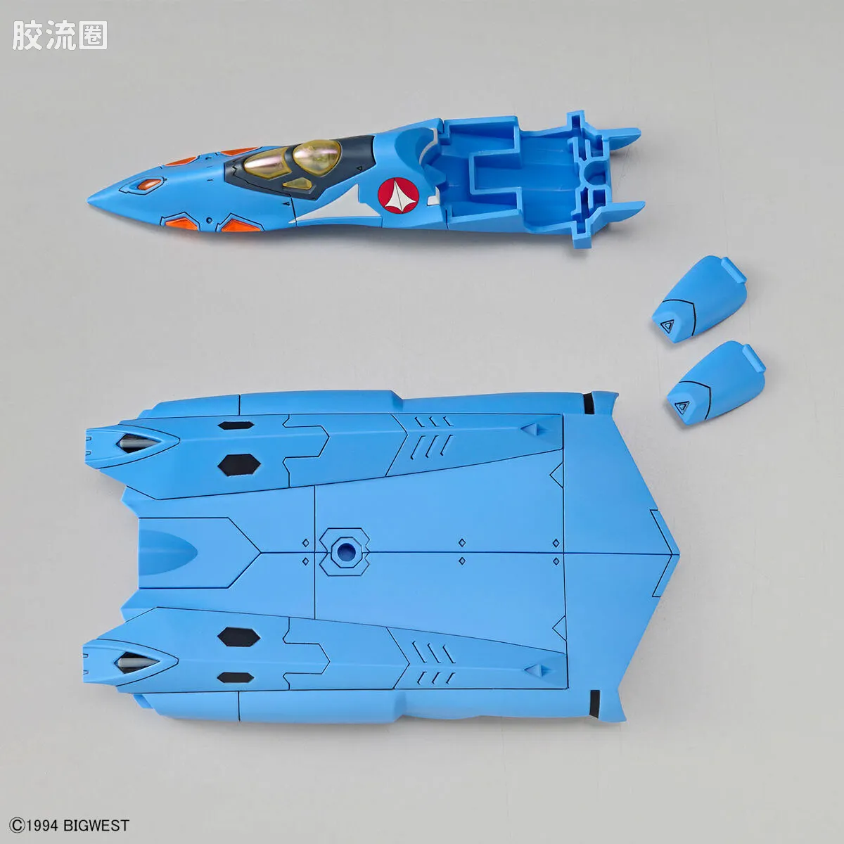 万代超时空要塞系列拼装模型 HG 1/100系列 雨燕II(麦克斯米利安·吉纳斯机) - 图片