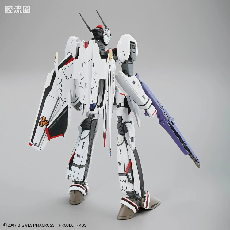 万代超时空要塞系列拼装模型 HG 1/100系列 HG 1/100 VF-25F MESSIAH VALKYRIE ALTO CUSTOM 豪华套装 - 图片