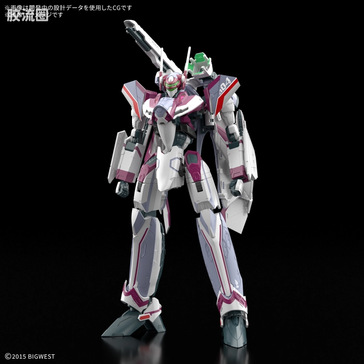 万代超时空要塞系列拼装模型 HG 1/100系列 HG 1/100 VF-31C SIEGFRIED (MIRAGE FARINA JENIUS USE) 豪华套装 - 图片