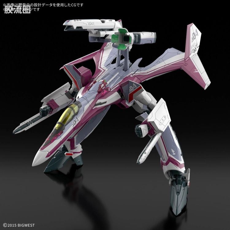 万代超时空要塞系列拼装模型 HG 1/100系列 HG 1/100 VF-31C SIEGFRIED (MIRAGE FARINA JENIUS USE) 豪华套装 - 图片