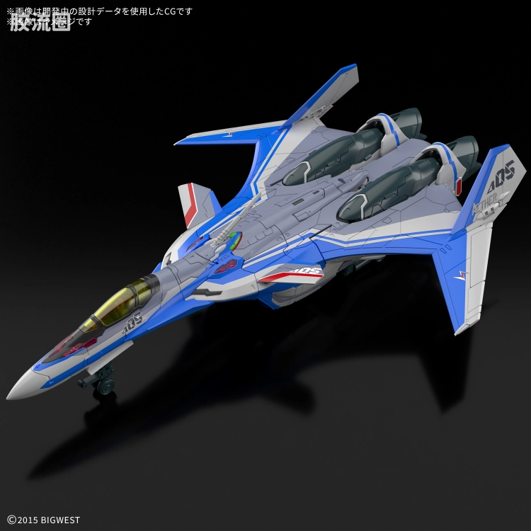 万代超时空要塞系列拼装模型 HG 1/100系列 HG 1/100 VF-31J SIEGFRIED (HAYATE IMMELMANN USE) 豪华套装 - 图片