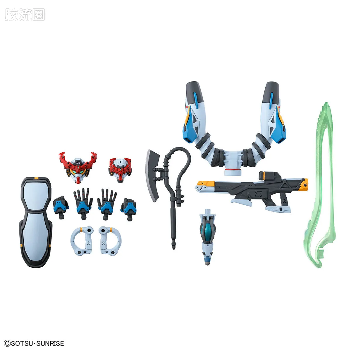 HG GQuuuuuuX系列 GQuuuuuuX普通版 01 GQuuuuuuX (吉夸克斯/夸克斯高达) - 图片