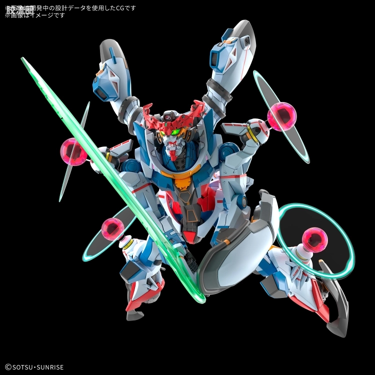 HG GQuuuuuuX系列 GQuuuuuuX普通版 GQuuuuuuX(恩底弥翁装置觉醒时) - 图片