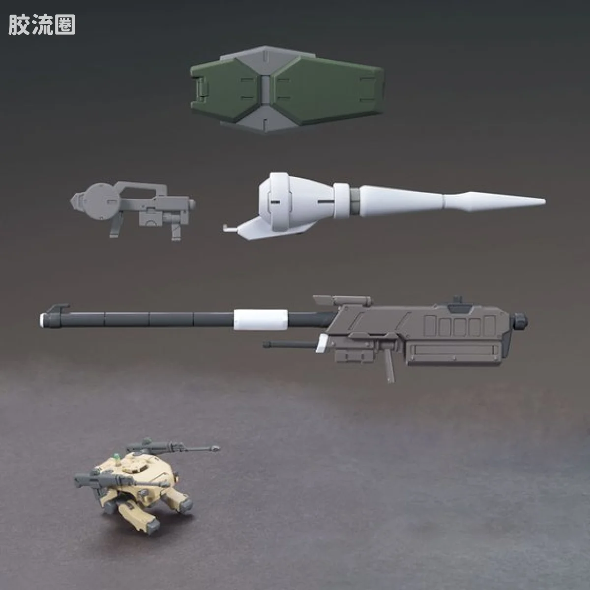 高达铁血的奥尔芬斯 HGIBA 配件包 MS配件包1＆CGS机动工兵 - 图片