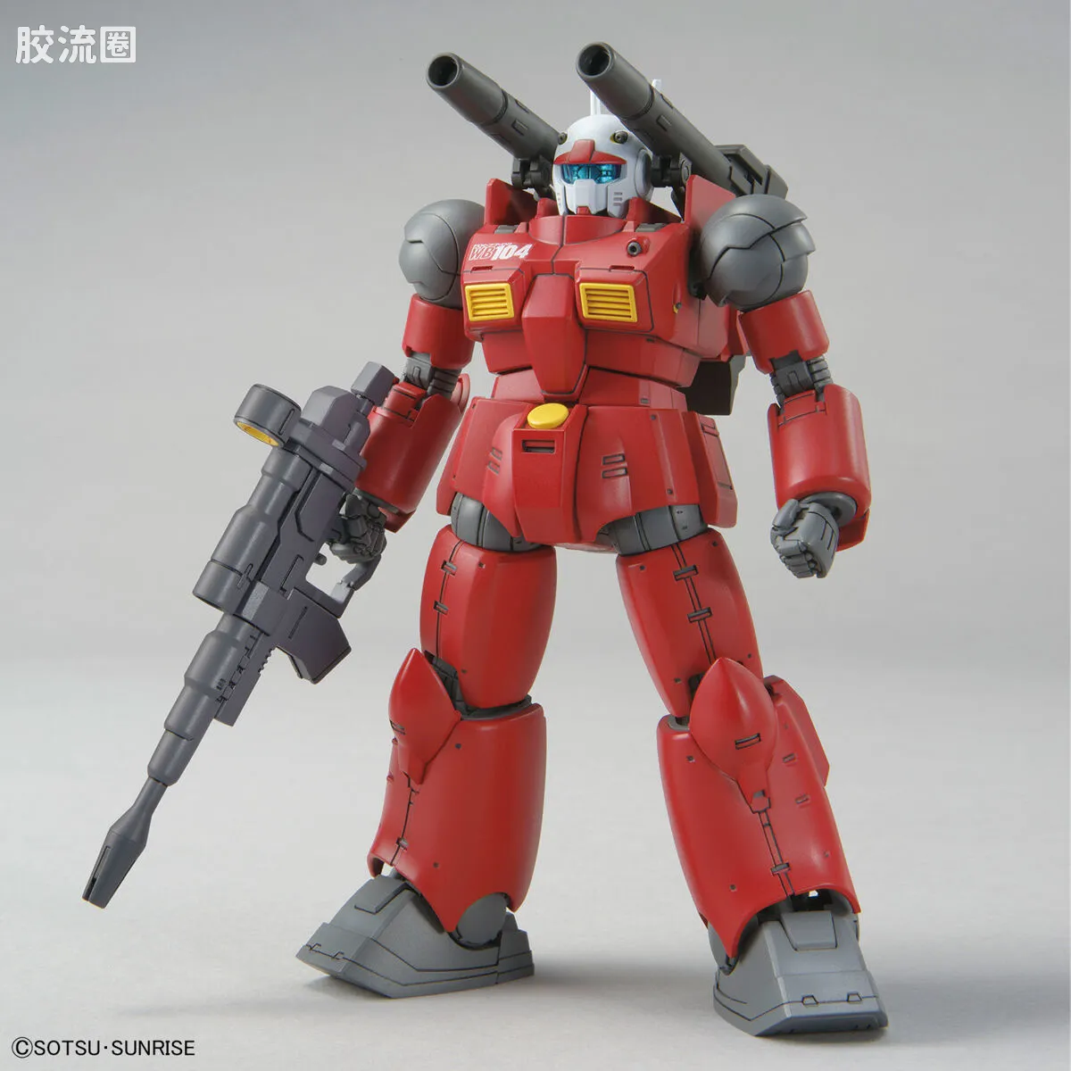 HG 高达库库鲁斯·多安的小岛剧场版 拼装模型 普通版 RX-77-02 钢加农(库库鲁斯·多安的岛版) - 图片