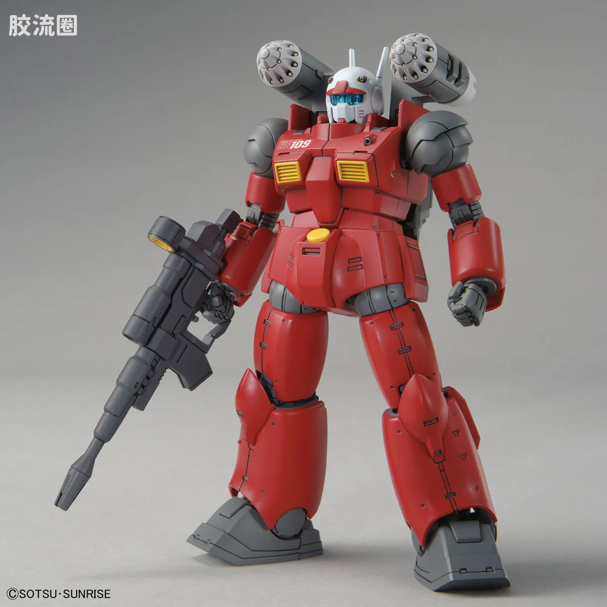 HG 高达库库鲁斯·多安的小岛剧场版 拼装模型 普通版 RX-77-02 钢加农(库库鲁斯·多安的岛版) - 图片