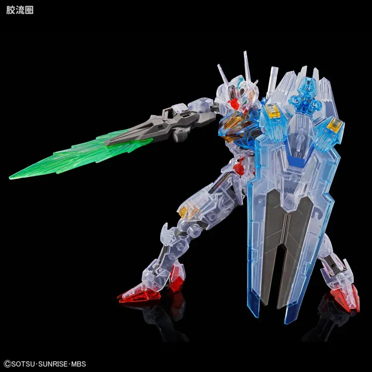 HG高达水星的魔女拼装模型 HG 其他限定版 风灵高达 彩色透明版 - 图片