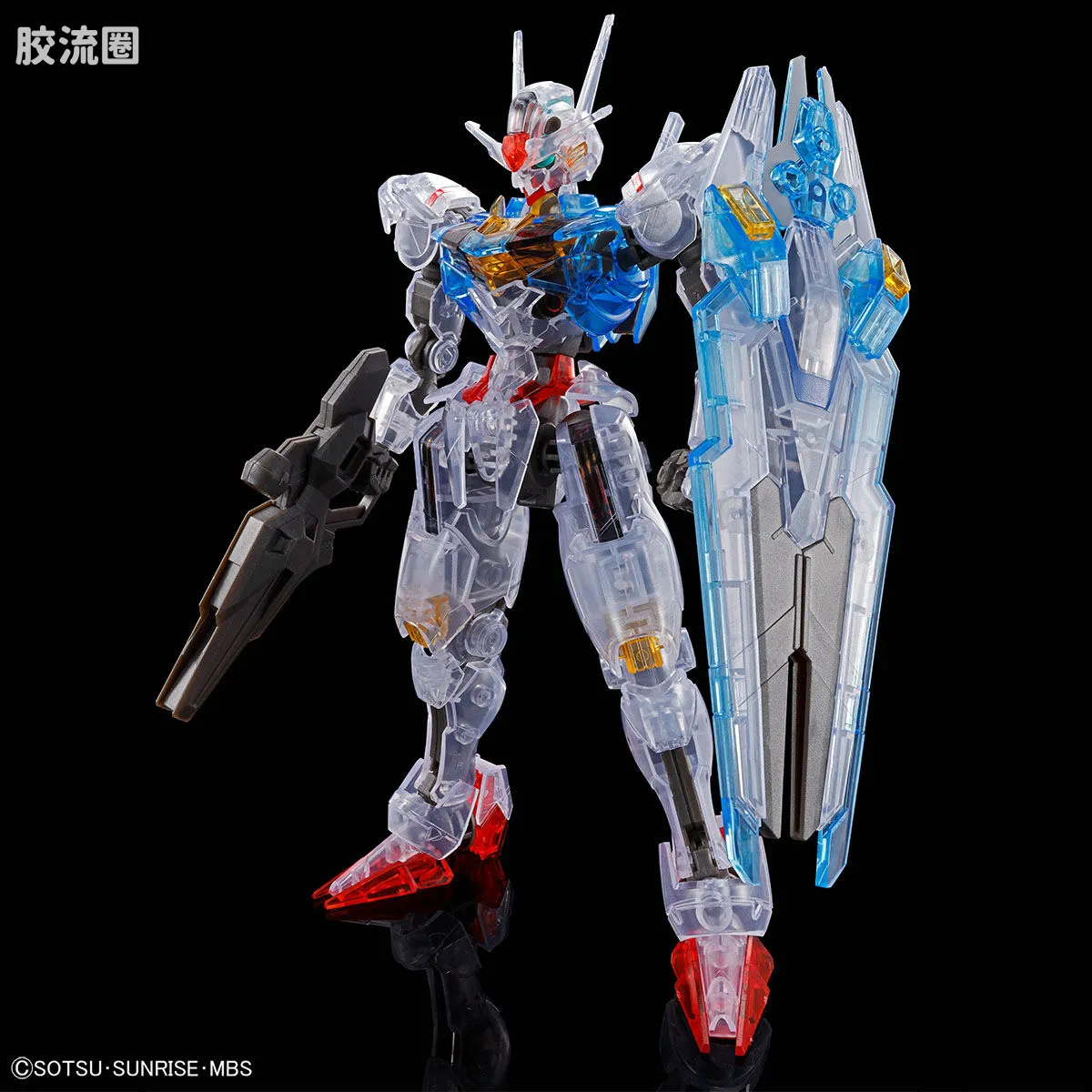 HG高达水星的魔女拼装模型 HG 其他限定版 风灵高达 彩色透明版 - 图片