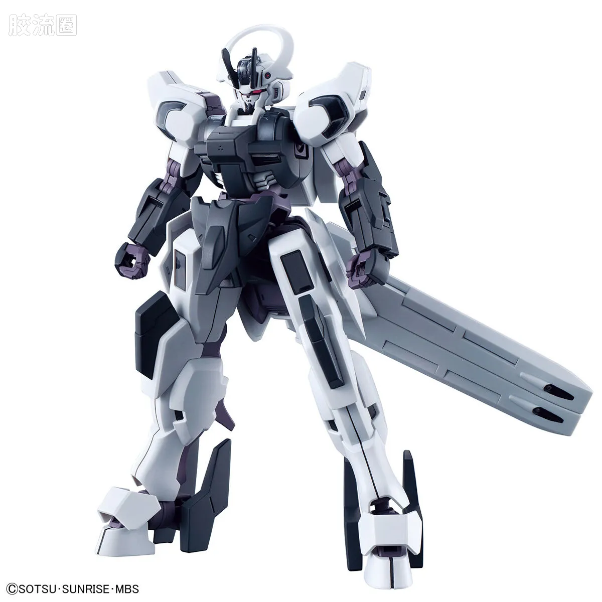 HG高达水星的魔女拼装模型 HG 普通版 25 战骑高达(高达Schwarzette) - 图片