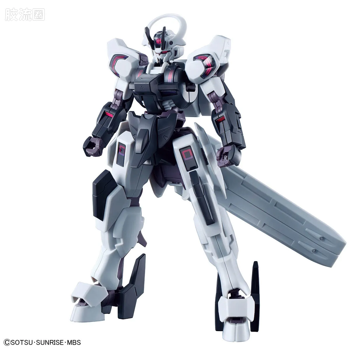 HG高达水星的魔女拼装模型 HG 普通版 25 战骑高达(高达Schwarzette) - 图片